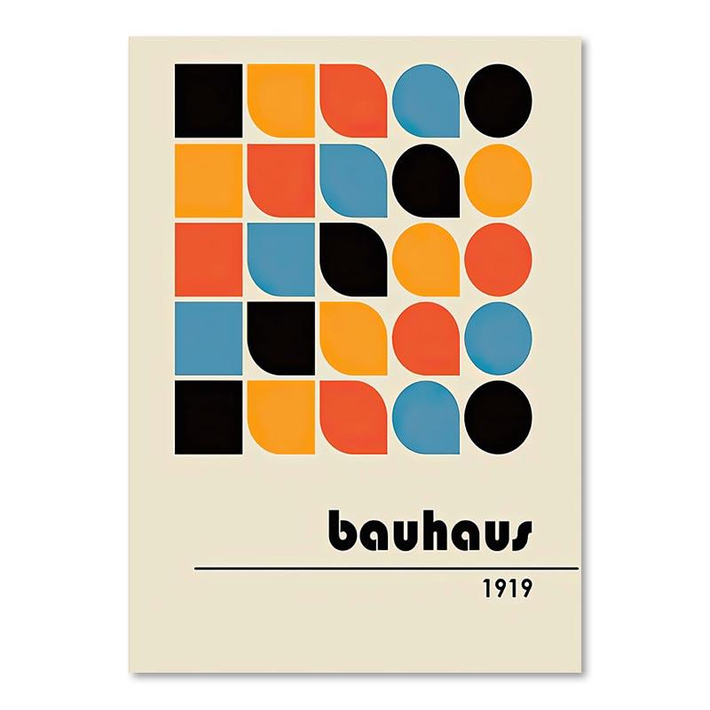 Abstract Bauhaus Geometric Lines Posters and Prints Nordic Japan Wall Art Canvas Painting Modern Pictures for Living Room Decor