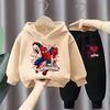 Spring Autumn Children's Clothing Sets Boys Cartoon Sweatshirts and Sweatpants 2pcs Sets Kids Hoodied Sport Pullover Tracksuits