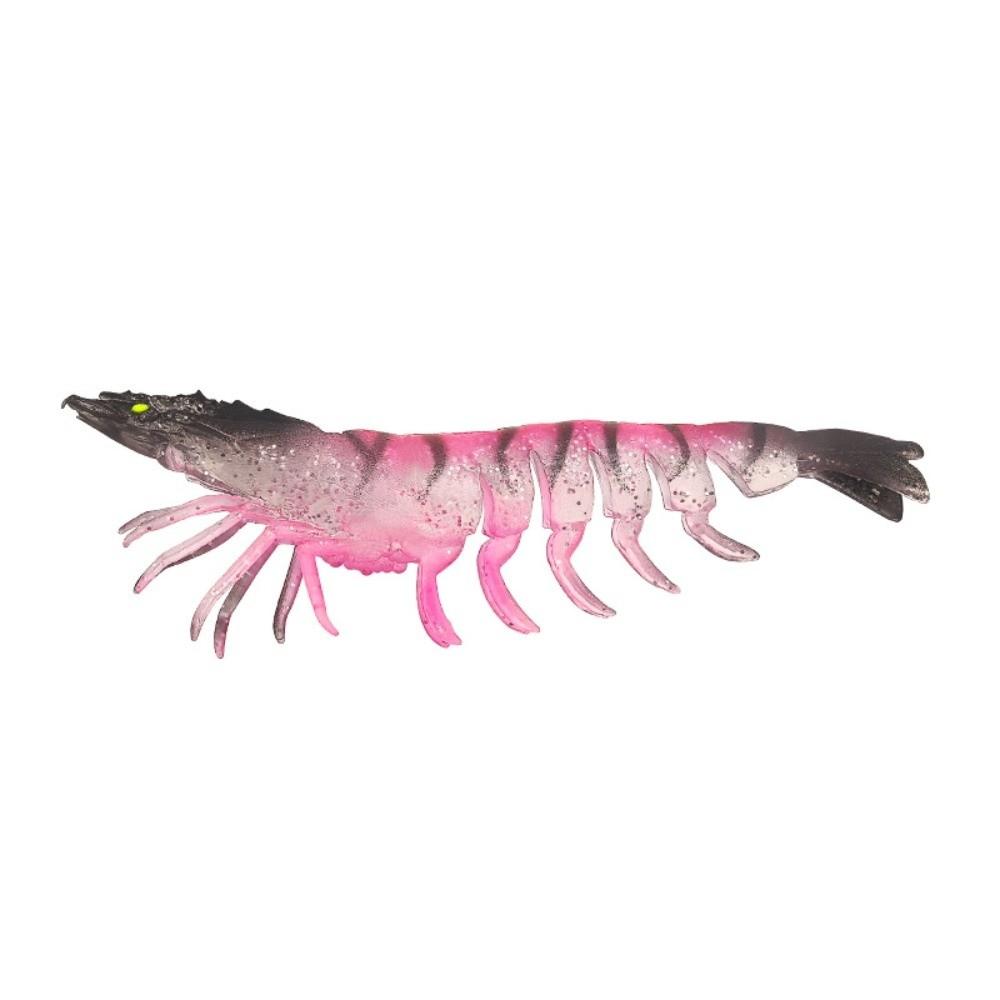 9.5cm 4.5g Soft Fishing Lure Hookless Prawn Fishing Bait Shrimp Fishing Lure  For Trout Fishing