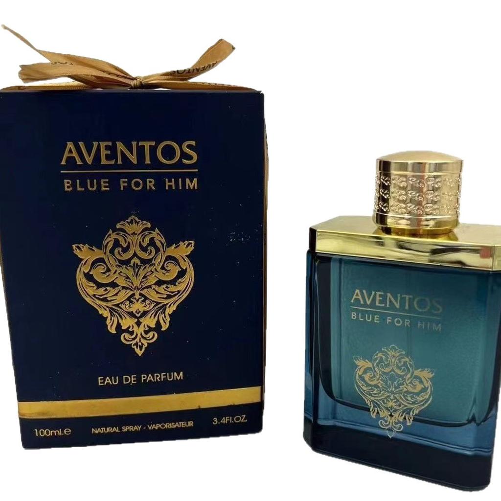 AVENTOS BLUE FOR HIM Pánský parfém, Populární dřevitá vůně z Dubaje, Dlouhotrvající vůně, Arabský dovoz, 100 ml méně