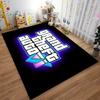 Grand Theft Auto game logo printed flannel rug, non-slip, suitable for bedroom, living room, and children's room decoration