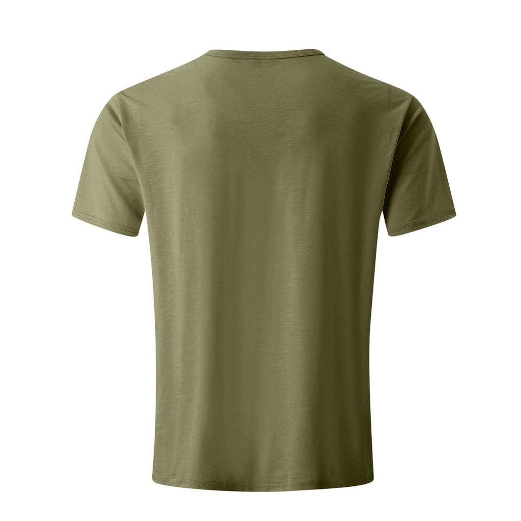 Men's New Lightweight Breathable Fashion V-neck Daily Basic Casual Sports T-shirt