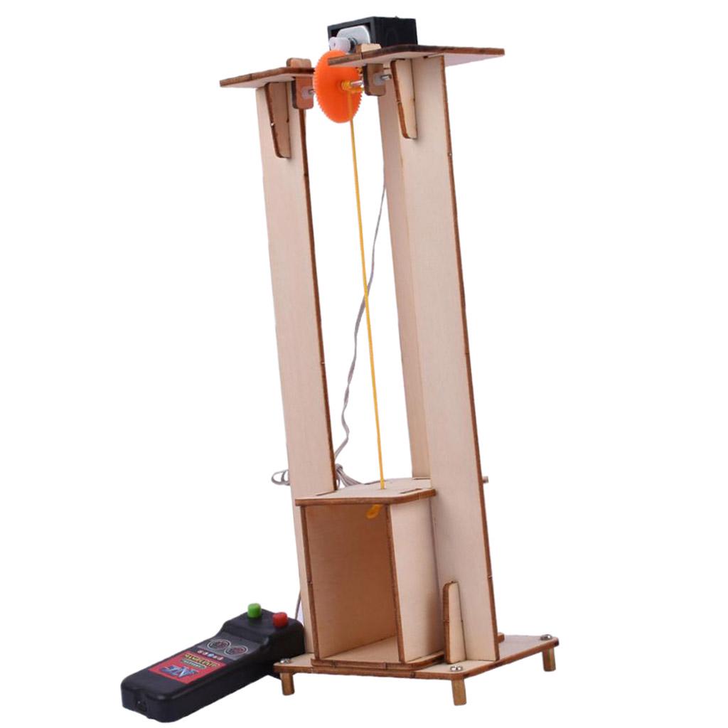 Buy DIY Model Electric Lift Innovation Elevator for Kids Science ...
