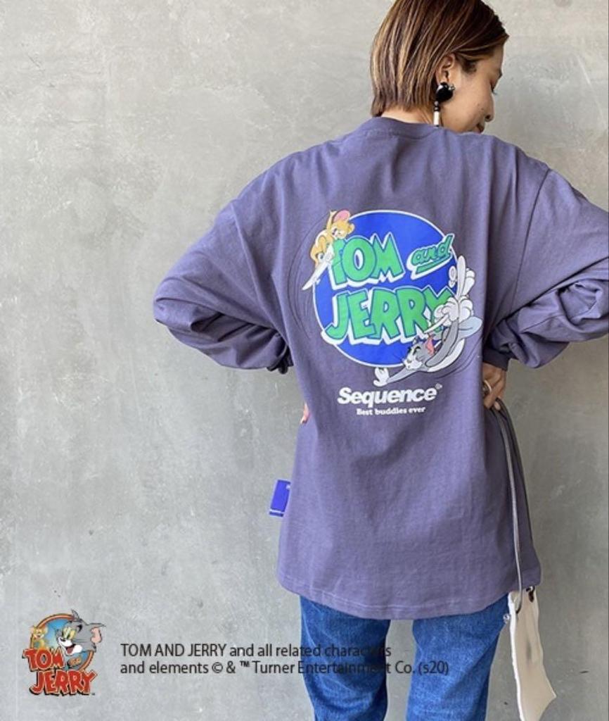 [USED] SEQUENCE BY B-ONE-SOUL Tom and Jerry T-shirt L