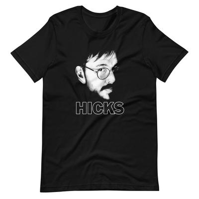 BILL HICKS Comico Maglietta Nera Manica Corta Unisex 100% Cotone T-shirt Magliette da Uomo Top