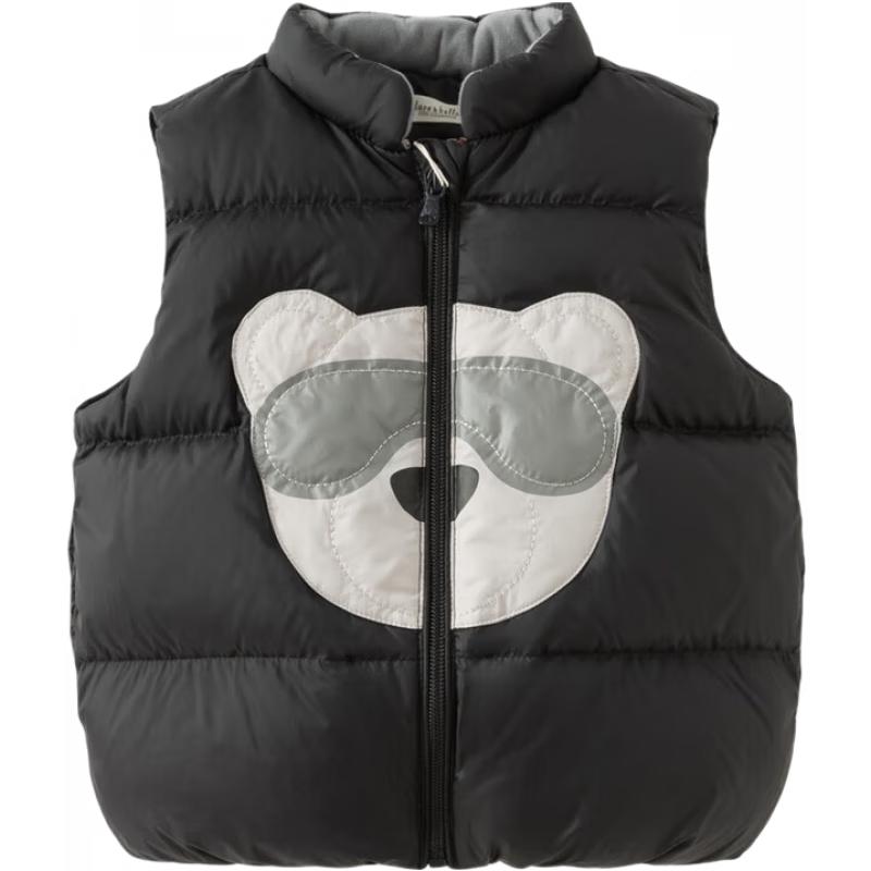 DAVE & BELLA Boys  White Duck Down Vest 130cm