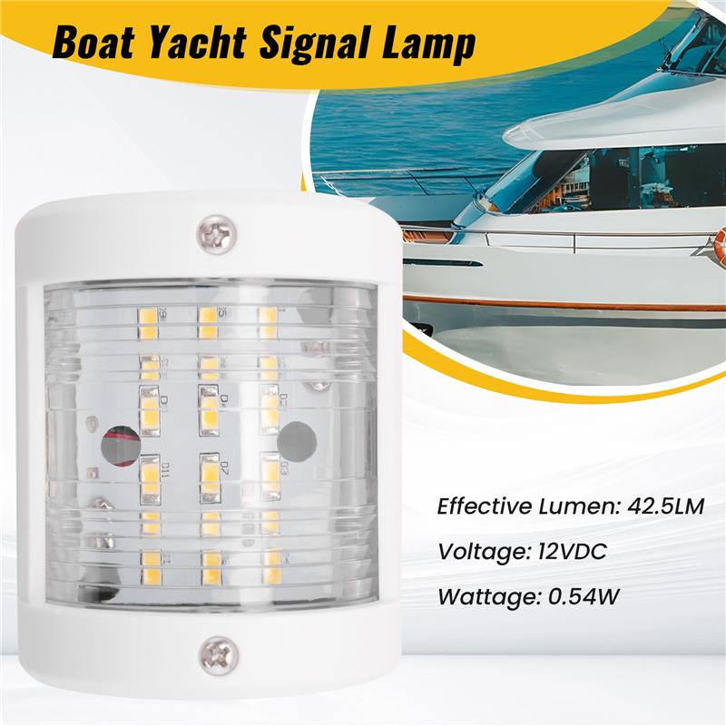 Boat 12V Stern Light Navigation Lights Marine LED Boat Light Sailing Lamp Waterproof Navigation Light Yacht Boat-A99D