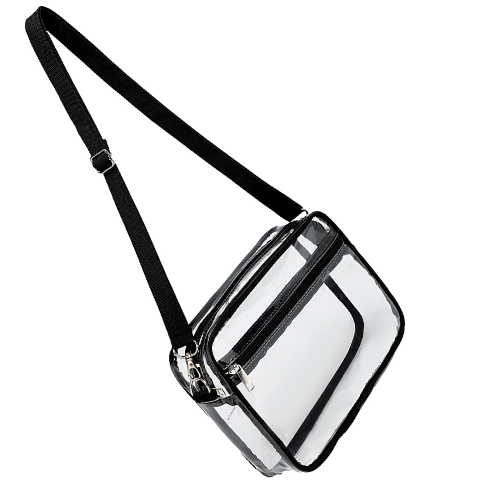 Nestkanina Clear Bag, Transparent PVC Crossbody Shoulder Bag, Lightweight, Waterproof, Multi-Purpose, Ita Bag, Stain-Resistant, Rain-Resistant, for