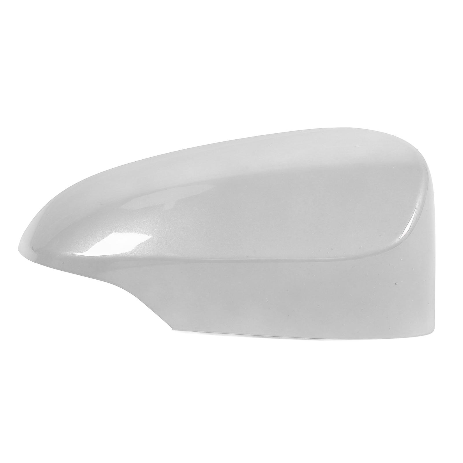 

Door Side Mirror Caps Shockproof Scratch Resistant Rearview Wing Mirror Cover Replacement for белый