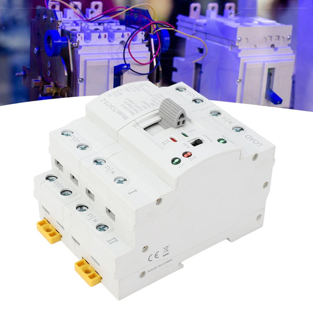 Dual Power Automatic Transfer 4P Generator Transfer Changeover 32A for Control