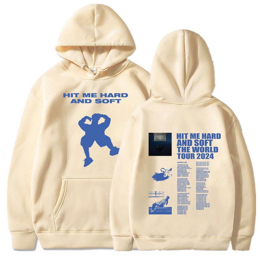 Hit Me Hard and Soft 2024 Tour Hoodie Men Women Clothing Fashion Harajuku Sweatshirts Long Sleeve Pullovers Streetwear Fans Gift