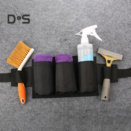 Multifunktionale Hüfttasche, Werkzeuggürtel mit Ablagefächern, Reißverschluss, verstellbares Design, Hüfttragetasche mit Schnellverschluss