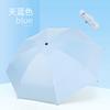 Titanium silver glue parasol folding umbrella vinyl sunscreen 50% off 8 bone mini sun umbrella