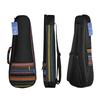 ZEYUAN Colorful 21" Soprano Ukelele Ukulele Bag Backpack Case with Adjustable Shoulder Strap and Durable Cotton Thick Padded Ethnic Style