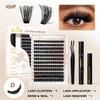 Befer Clusters Lashes Kit Natural Lash Clusters Set Hight Quality False Eyelashes DIY Lash Extension With Bond&Seal Glue Remover