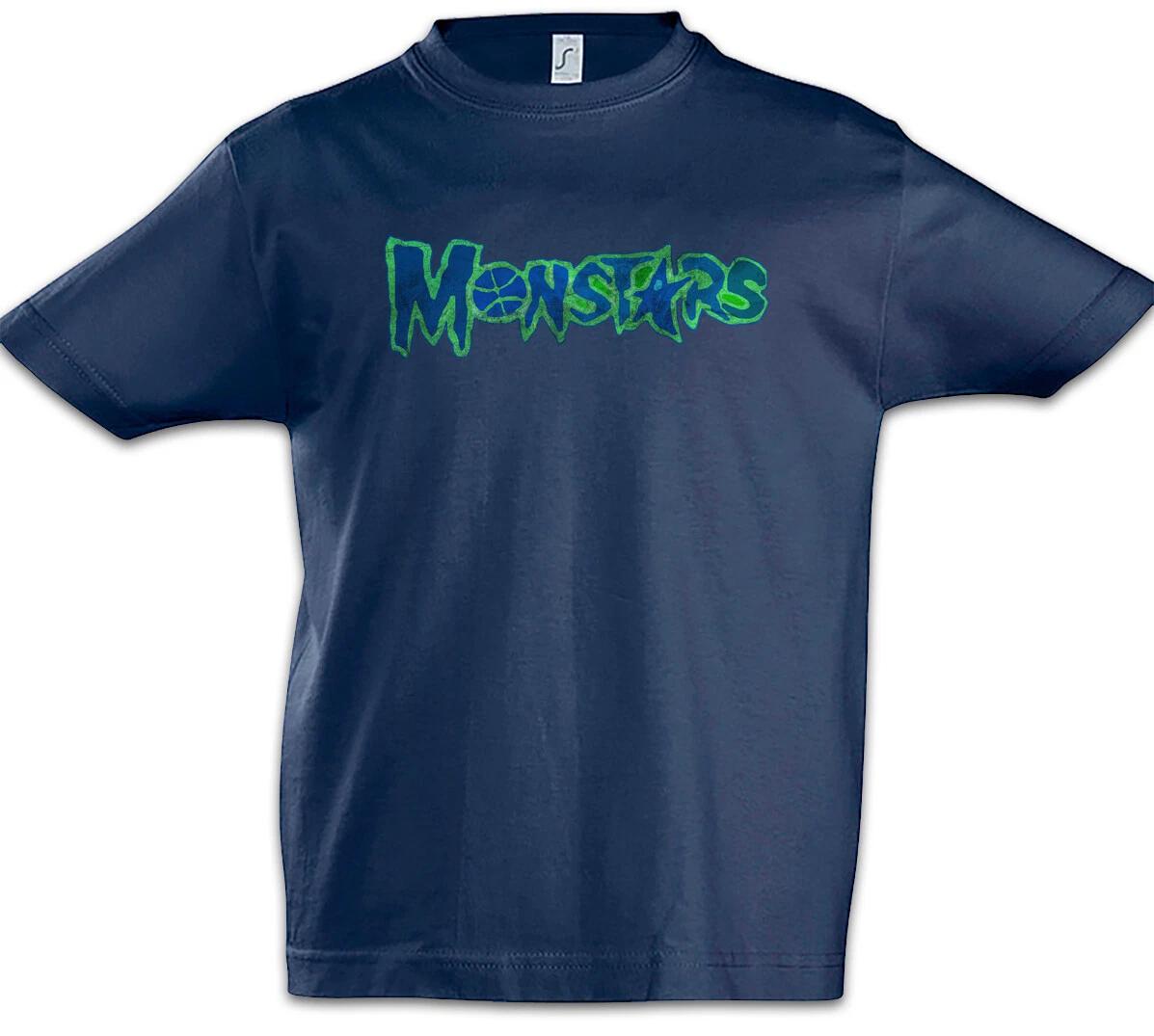 Monstars Kids Boys T-Shirt Space Team Logo Jam Fun Basketball Team- 110