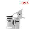 Universal Clip Mobile Phone Microscope 60X LED Jewelry Magnifying Glass Focusing Adjusted Pocket Microscope with LED UV Light