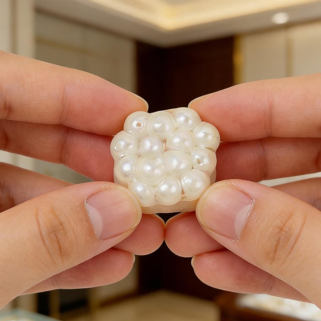 Novelty Pearl-Inspired Squeeze Ball Stress Relief Toy for Adults and Kids Soft Sensory Decompression Ball 4cm 6cm 10cm Size Options