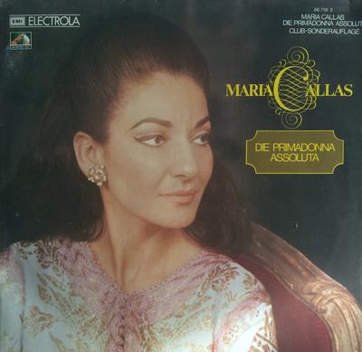 LP-skiva MARIA CALLAS Die Primadonna Assoluta 667162 EMI Electrola 1977 Tyskland Klassisk Begagnad
