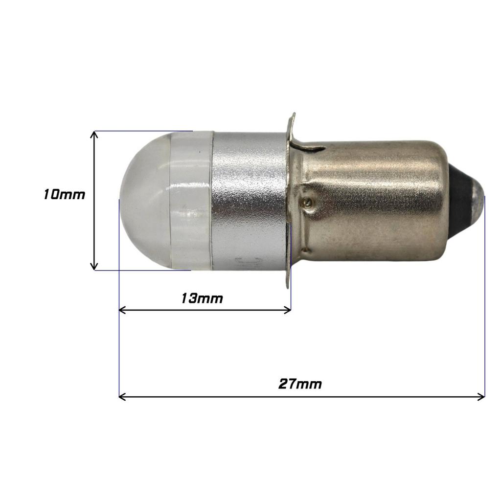 4 Pcs P13.5s LED Bulb LED PX13.5, P13, HS3 6-30V for Off-Road Flashlights