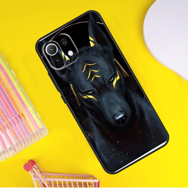 Egypt Nefertiti Anubis Ankh Cover For Xiaomi 14 13 Ultra 11T 12T 13T 14T Pro POCO X7 Pro X3 X5 F3 F5 F6 M6 X6 Pro Case