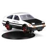 Automotive Center Console Ornaments AE86 Alloy Car Models Toys 360° Rotate Metal Diecast Workmanship Car Toys Fujiwara Tofu Car