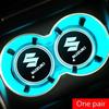 Universal LED Cup Holder Coaster for Car Glow Drink Light Accessory for Swift SX4 Alto Grand Vitara Jimny Vitara