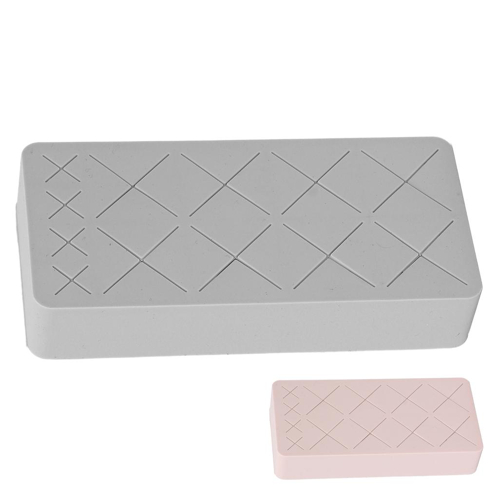 12 Slot Lipstick Holder Organizer Silicone Makeup Cosmetic Display Stand for Nail Polish Eyebrow Pen