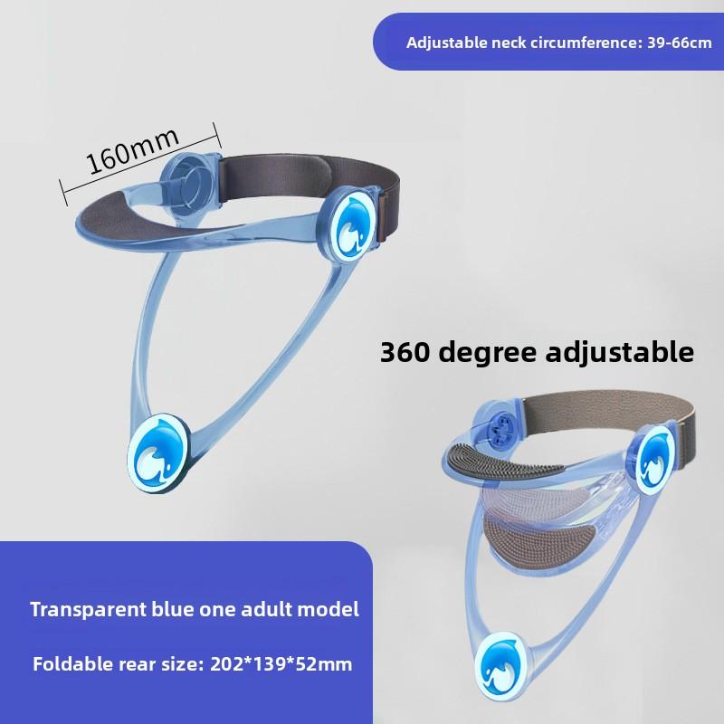 Adjustable Neck Support System - 5th Gen Ergonomic Cervical Collar for Adults & Kids with Posture Correction & Home/Office Use