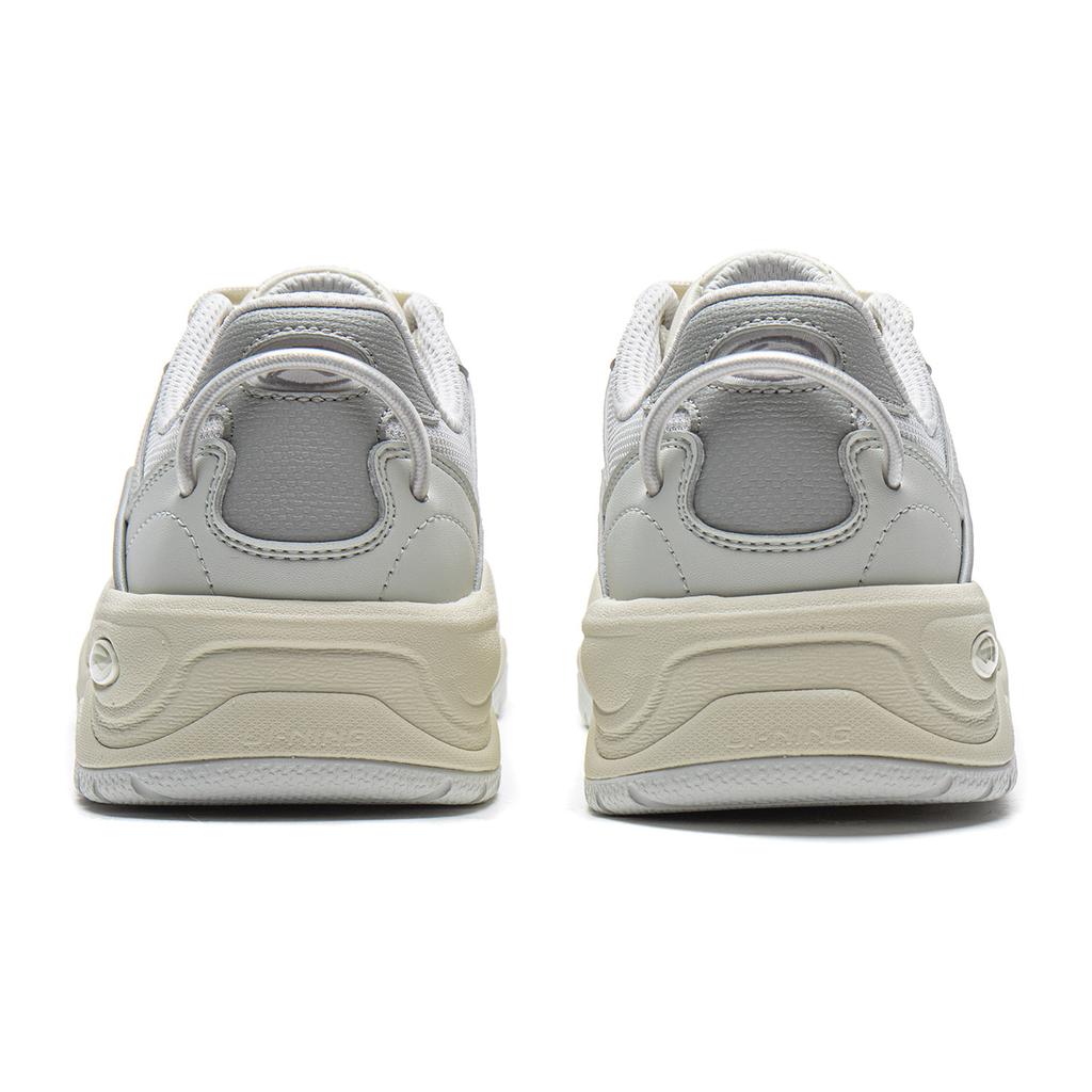 Li Ning Moth Orchid Coverage Slip Resistant Cushioning Abrasion Resistant Lightweight Height Increasing Low Top AGCW008-2