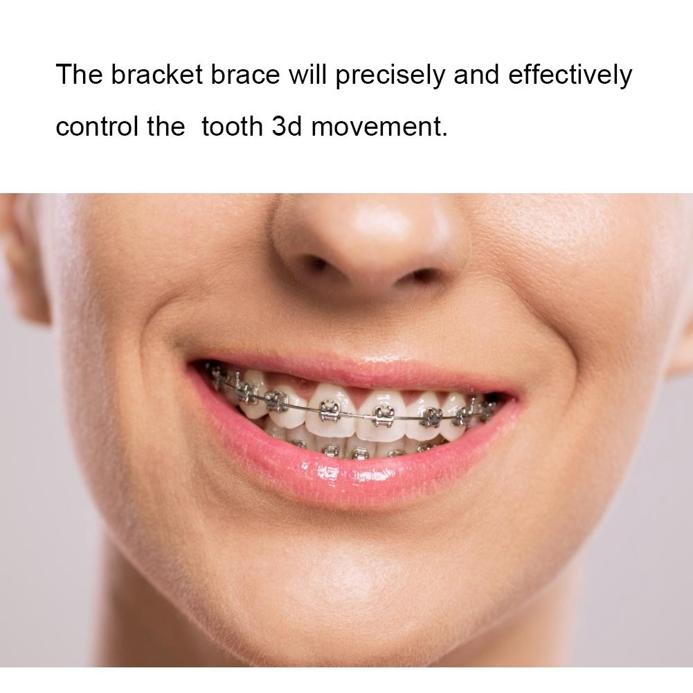 10 Packs Metal Dental Teeth Orthodontics Brackets Braces 022slot 345hooks