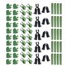 70 Pack of Adjustable Plant Connector Clips for Garden Trellis Designed To Support Growth of Climbing Plants Effectively