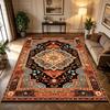 Retro Persian Style Carpet Luxury Living Room Large Area Rug Bohemian Floral Non-slip Washable Soft Fluffy Floor Mat for Bedroom