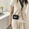Mini Beautiful Bow Solid Color Sweet Small Square Bag Summer New Product Chain Shoulder Messenger Bag Women