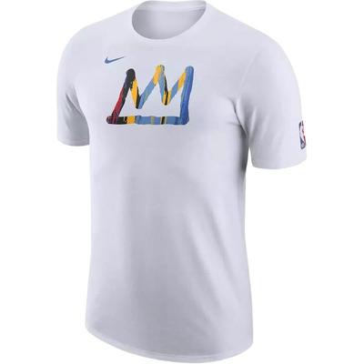 Nike NBA Brooklyn Nets Essential City Edition T-shirt White Men Streetwear DV6906-100