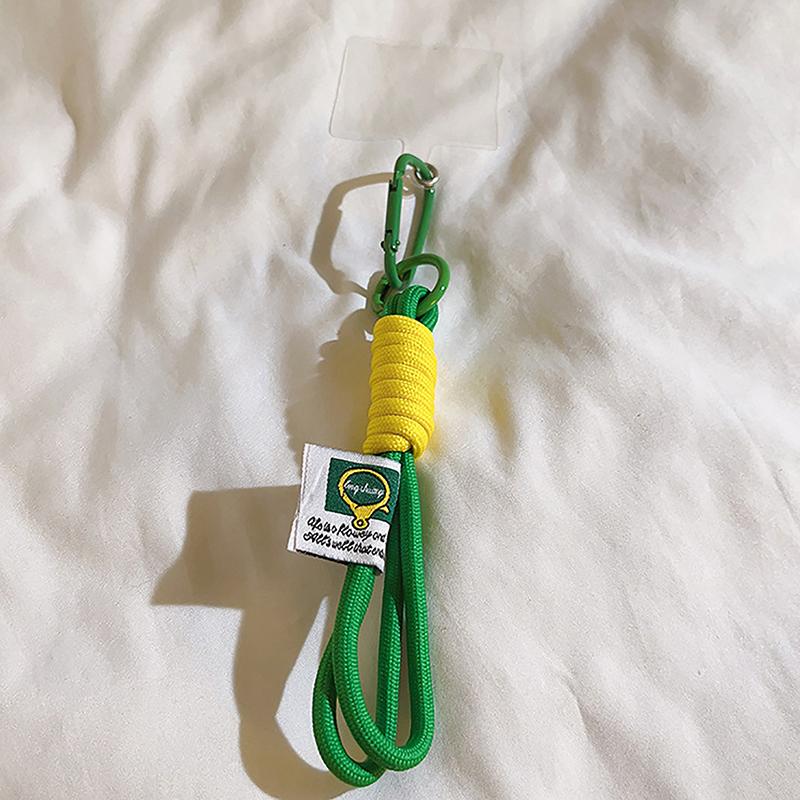 

Короткий шнурок для мобильного телефона с цветовым сочетанием может быть портативным, не допускающим высвобождения, подвесным запястным кулоном, подвесным украшением E