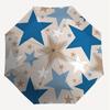 1PC Stars Circle Umbrella-8-Rib Reinforced Portable Folding Travel Suitable for All Seasons Outdoor Daily Use-G341