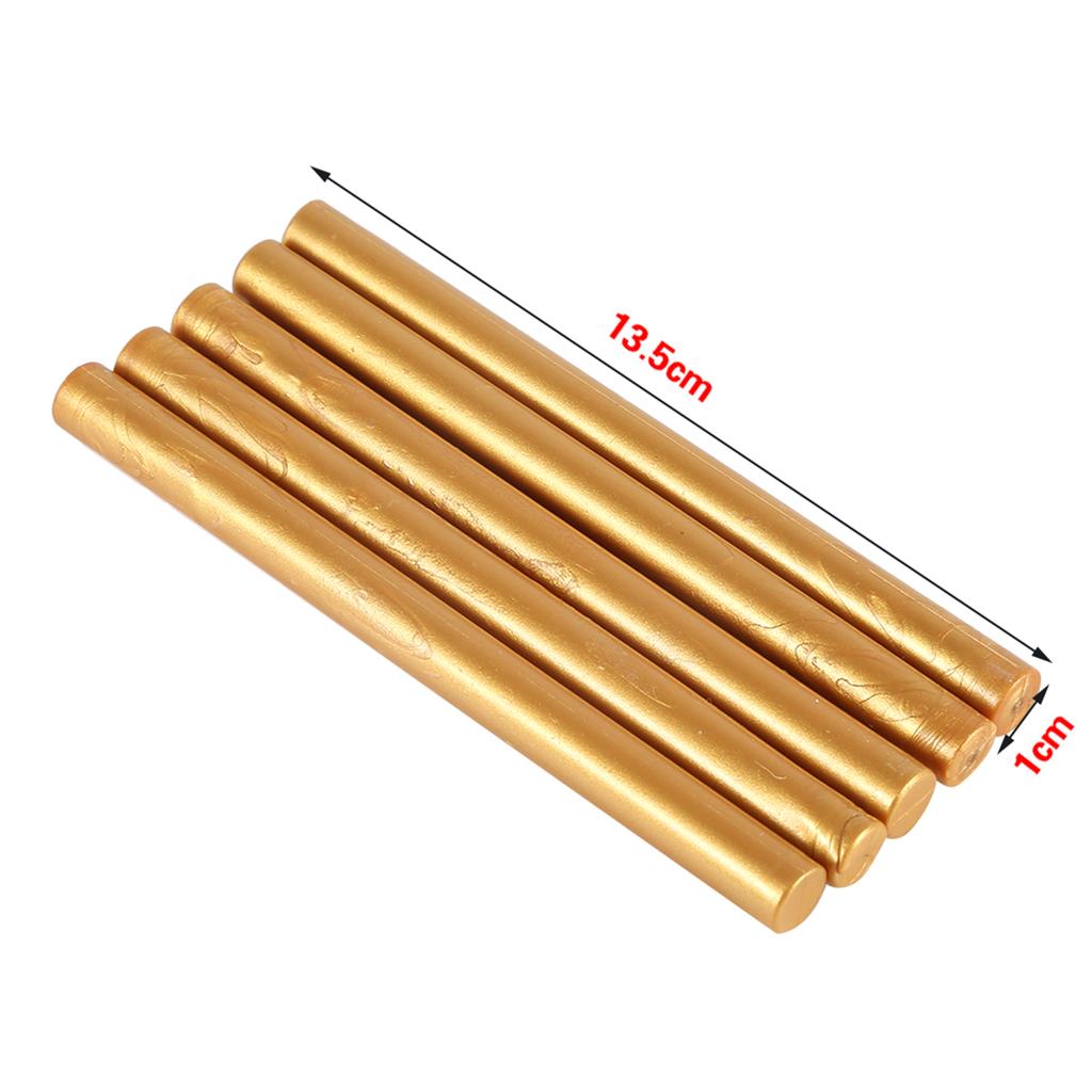 5pcs Sl Stamp Wax Sticks For Sling Vintage Birthday Wedding Invitation Cards (  Dy)
