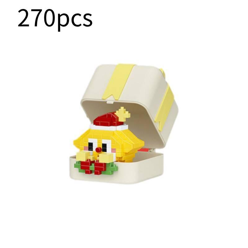 Christmas Building Merry Blocks Assembly Toy Santa Claus Cartoon Gifts Xmas