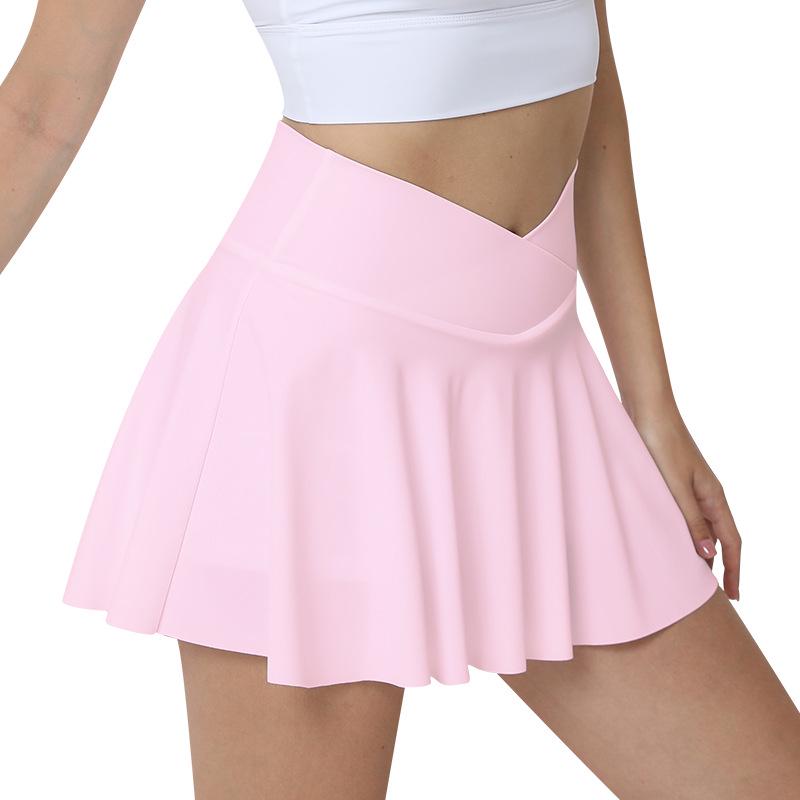Women's Cross Waist Sports Skirt for Running, Yoga, Golf, Badminton, and Tennis