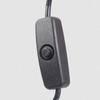 5V USB Charging Cable USB Male to DC5.5x2.1mm Male Plug with Switching Button for Electronics Like Routers and Fan