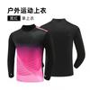 Long Sleeve Soccer Training Set Men Women Athletic Running Sportswear With Printed Design Lightweight Breathable Fabric