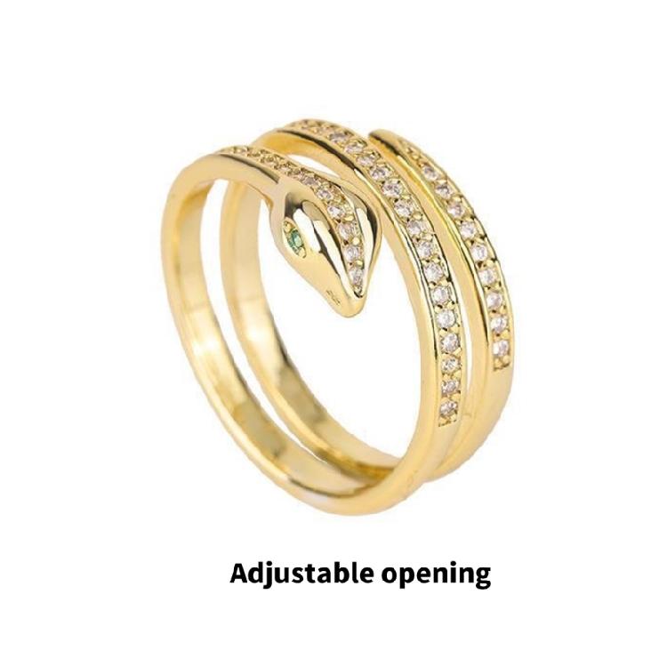 Trendige Schlangen-Wickel-Motiv-Ringe Schicke Legierungs-Schlangenringe Schmuck Einzigartige Ringe Für Frauen, Die Einen Einzigartigen Stil Suchen