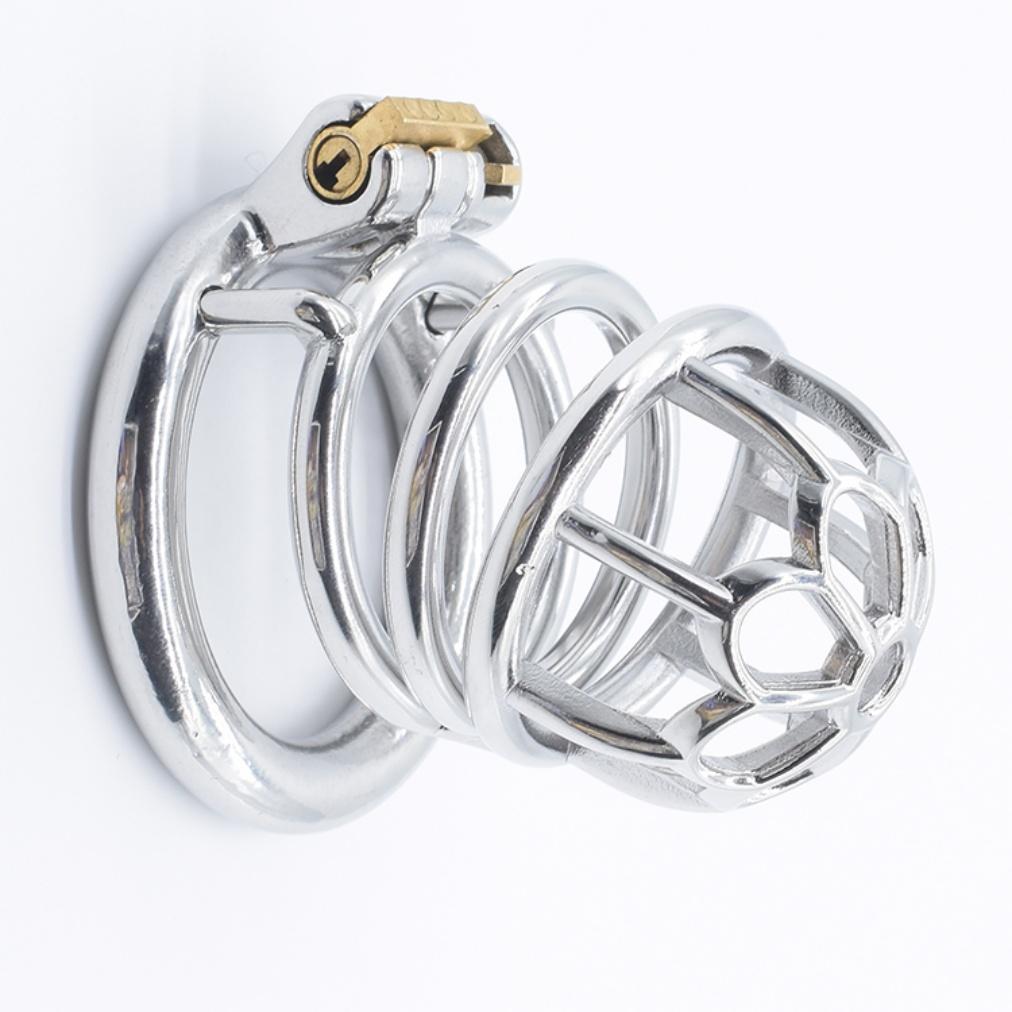 Frrk BDSM Bondage Lock Sex Toys Male Chastity Device Metal Chastity Dildo Cage Stainless Steel Cock Chastity Cage for Men