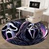 Scream Ghostface Stuhlmatte - Runder Teppich für Heimdekoration, Büro, Wohnzimmer, Schlafzimmer, Geschenkidee0490b