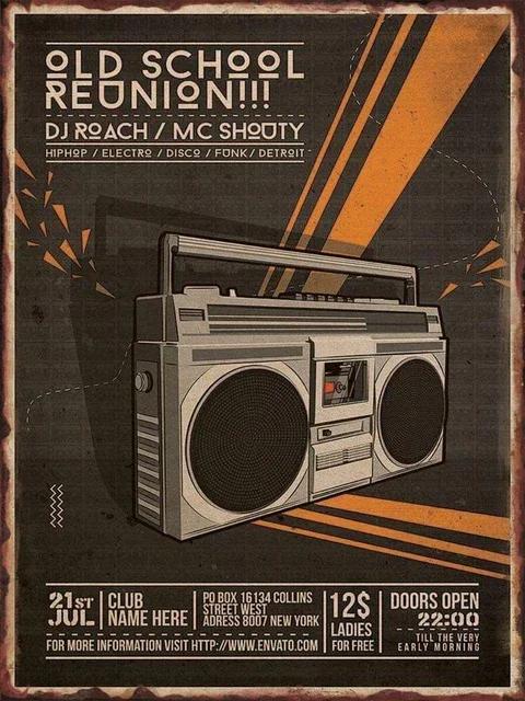 Retro Vintage Tape Metal Tin Signs  Music Room Bar Club Wall Decor Plaque  Home Decor Poster with Recording Tapes Design  Iro