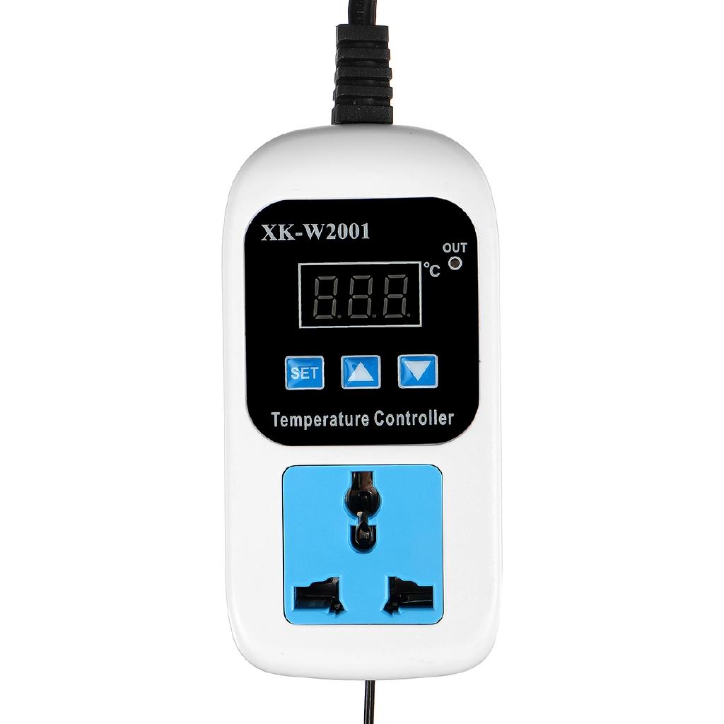 Digital Thermostat Regulator Socket Temperature Controller 1/2/5m Micro Computer Socket Outlet -50 ~ 110C + NTC Sensor 110-220V