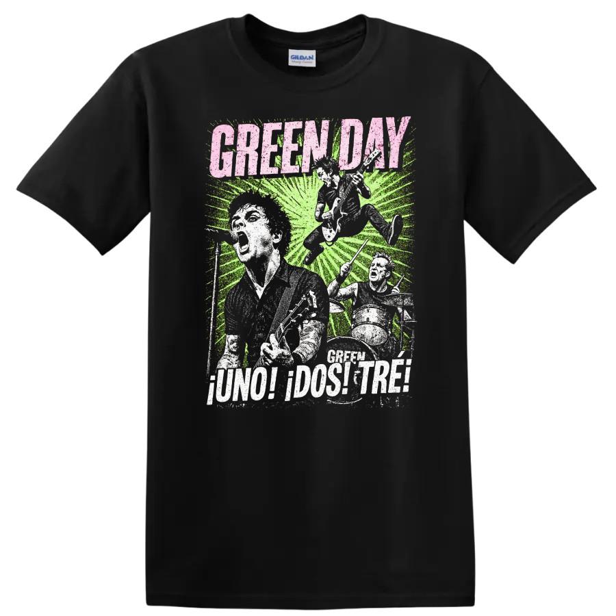 Rock Band Tribute T-Shirt Retro Green Day Album Cover Tee Geschenk für Musikliebhaber