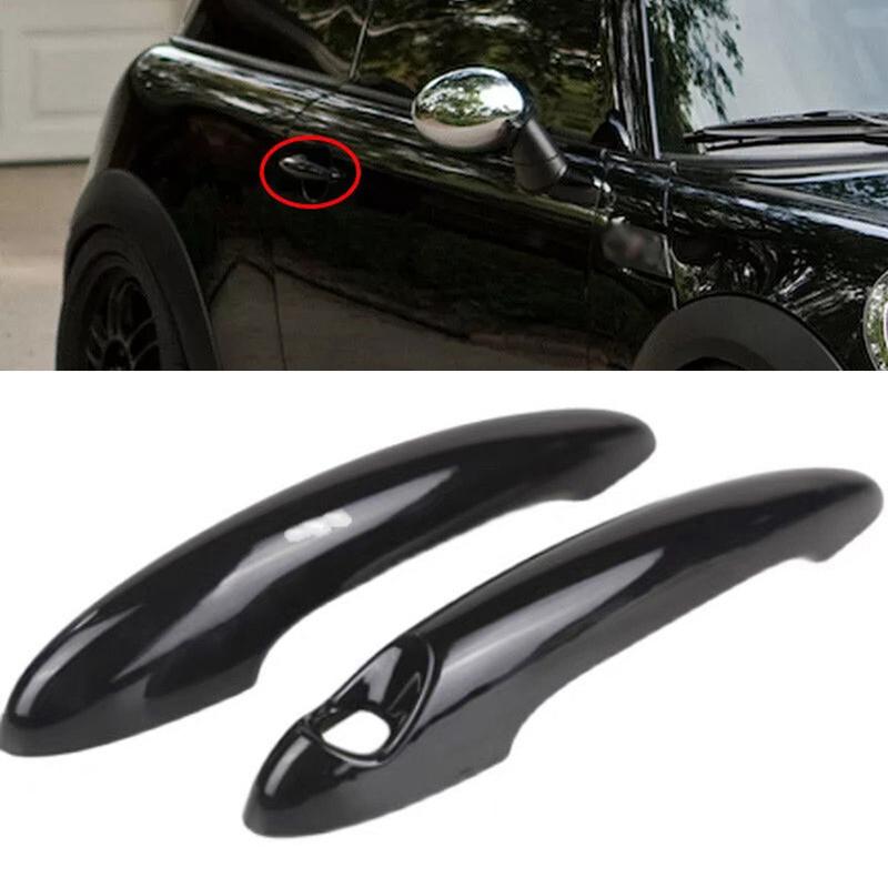 Outside Door Handle 1st & 2nd Generation For MINI For Cooper S R50 R52 R55 R56 R59 R61 Exterior Door Handle Glossy Black