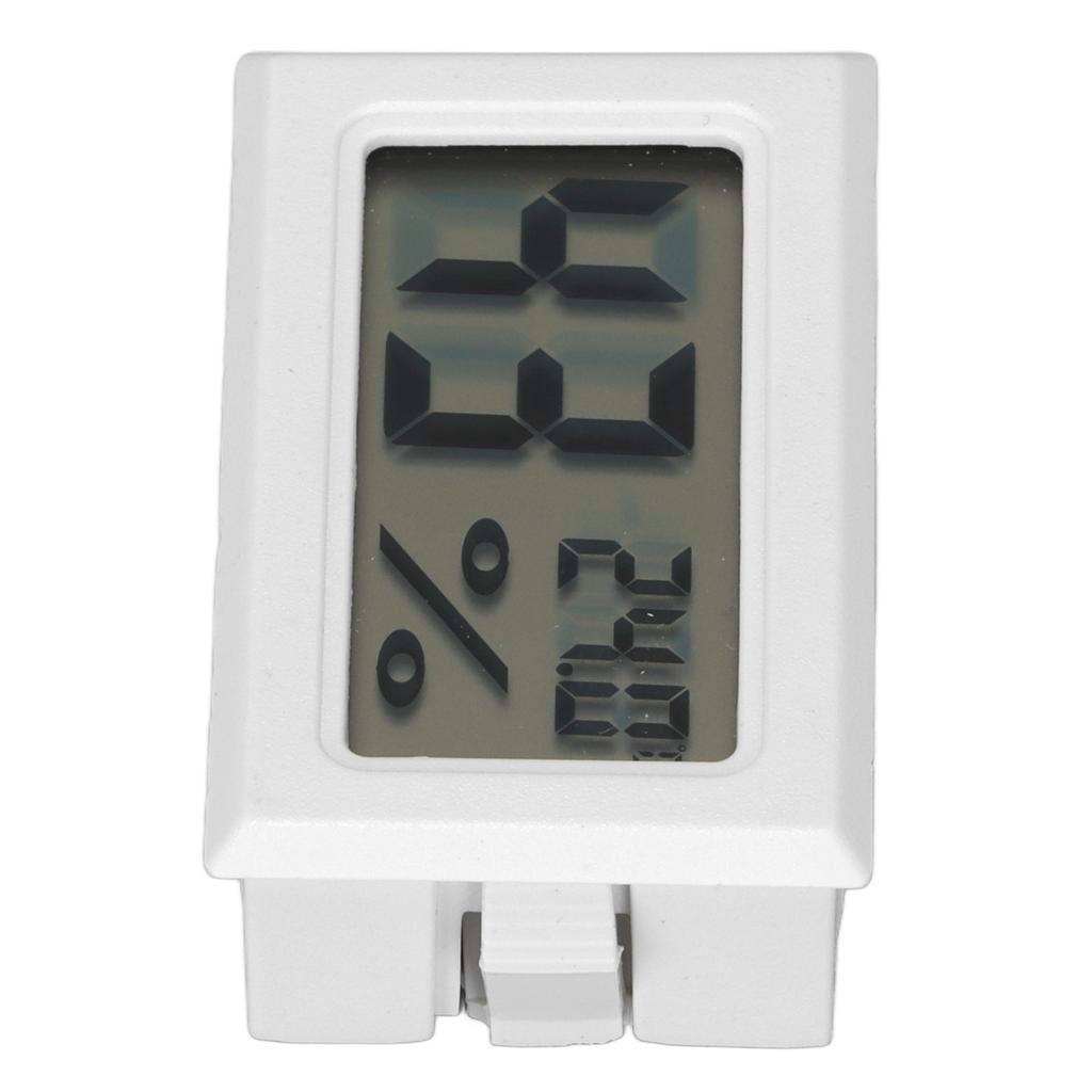 Mini Digital Hygro Thermometer White Portable Electronic Hygrometer for Home Wine Cellars